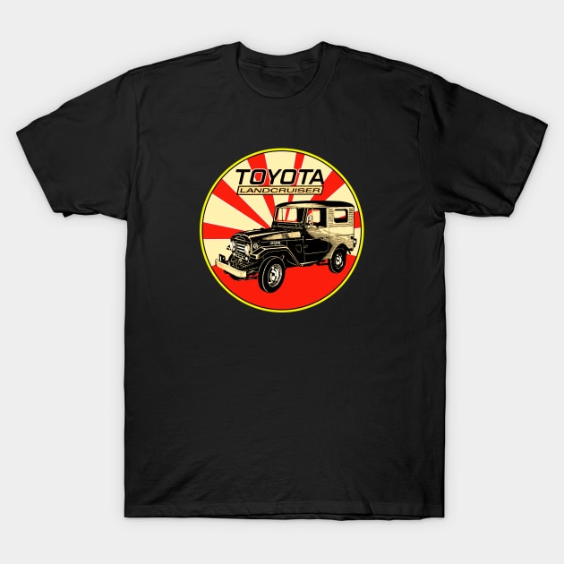 Toyota Land Cruiser T-Shirt by Midcenturydave